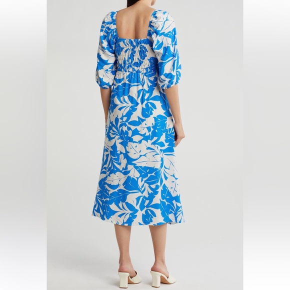 Velvet Torch Printed Midi-Dress XL - Picture 2 of 8